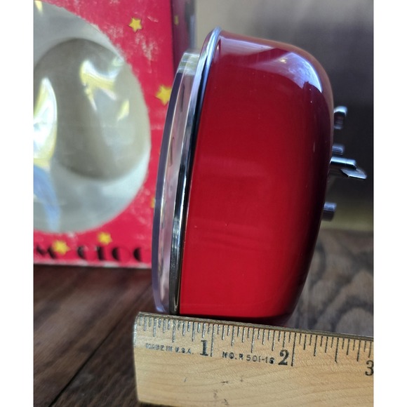 Vintage 'Old Fashioned' Red Betty Boop Alarm Clock 1983 WORKS - Picture 9 of 13